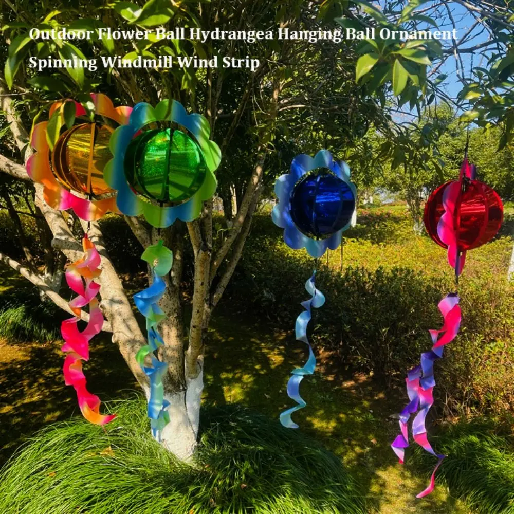 Bola floral y molino de viento hortensia para exteriores infantil - imagen 2