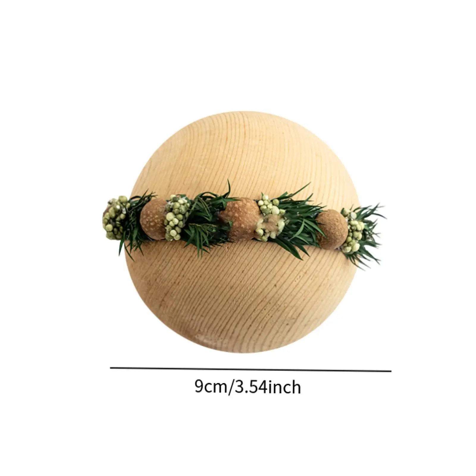 Newborn Flower Headband 0-6 Months Floral Crown Adjustable Gift Photography