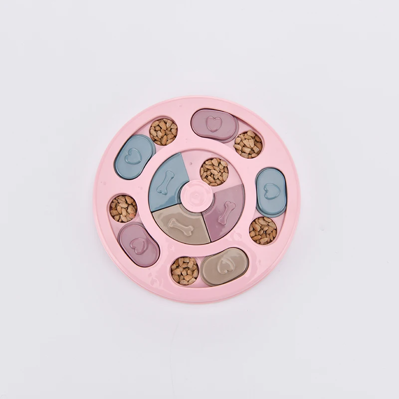 Juguetes de rompecabezas para perros, alimentador lento, interactivo, aumento de CI, dispensador de alimentos, antideslizante, tazón para comer lentamente, juegos de comida para gatos y perros - imagen 3
