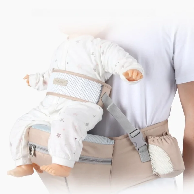 Portabebés ergonómico de cadera con asiento y cinturón acolchados - imagen 2