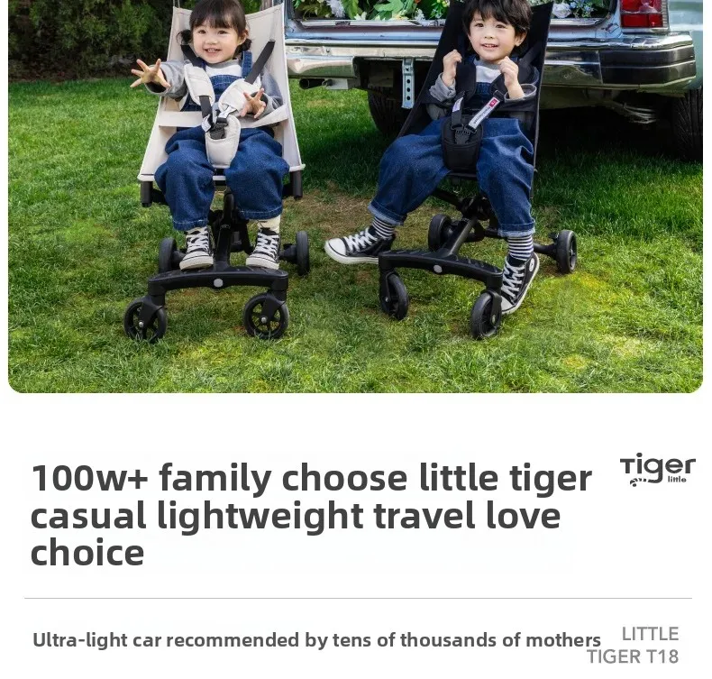 Plegado compacto del carrito en segundos