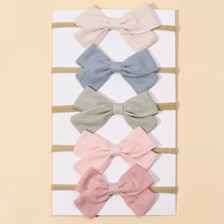 Gorros y diademas elásticas de algodón para niño y niña