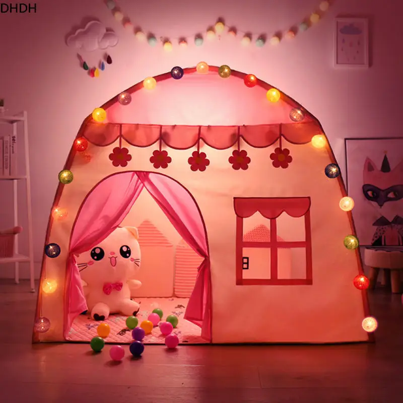 Tipi castillo de princesa plegable para juegos infantiles