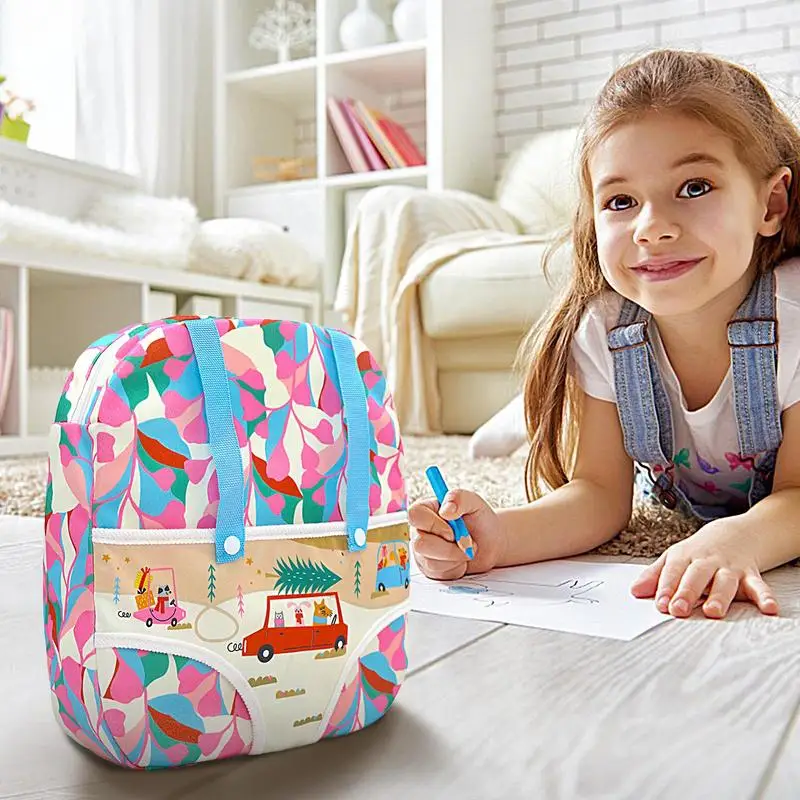 Transportín para muñecas Reborn, mochila transportadora para muñecas, accesorios divertidos para muñecas, bolsas de almacenamiento frontal para muñecas americanas, 12 - imagen 4