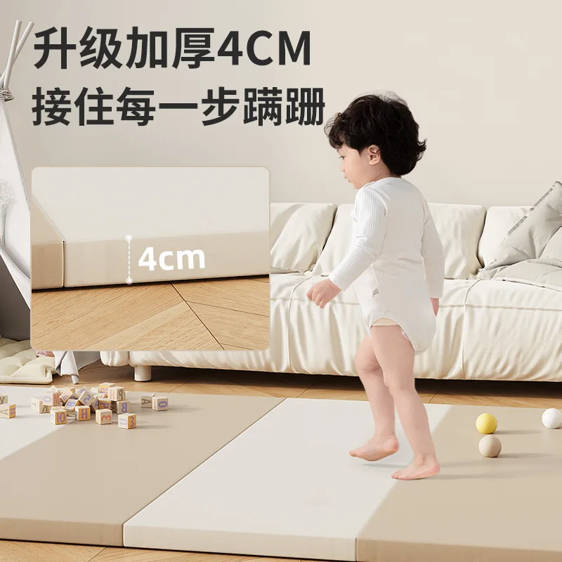 Alfombrilla gruesa para gatear para bebé, alfombra plegable para sala de estar, Hogar Infantil, juegos para niños - imagen 5