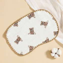 Almohada bebé muselina algodón suave para recién nacido