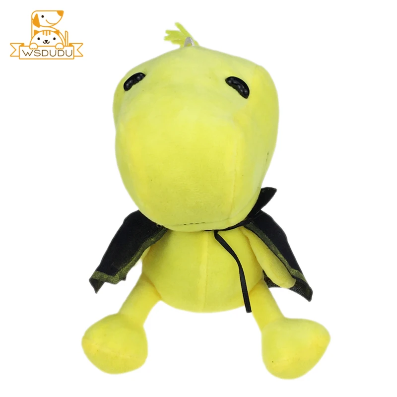 Lindo juguete de peluche de pájaro amarillo, figuras de cómic de dibujos animados, muñeco de peluche Kawaii, Animal, Mini almohada suave, decoración Adorable, regalos para niños - imagen 2