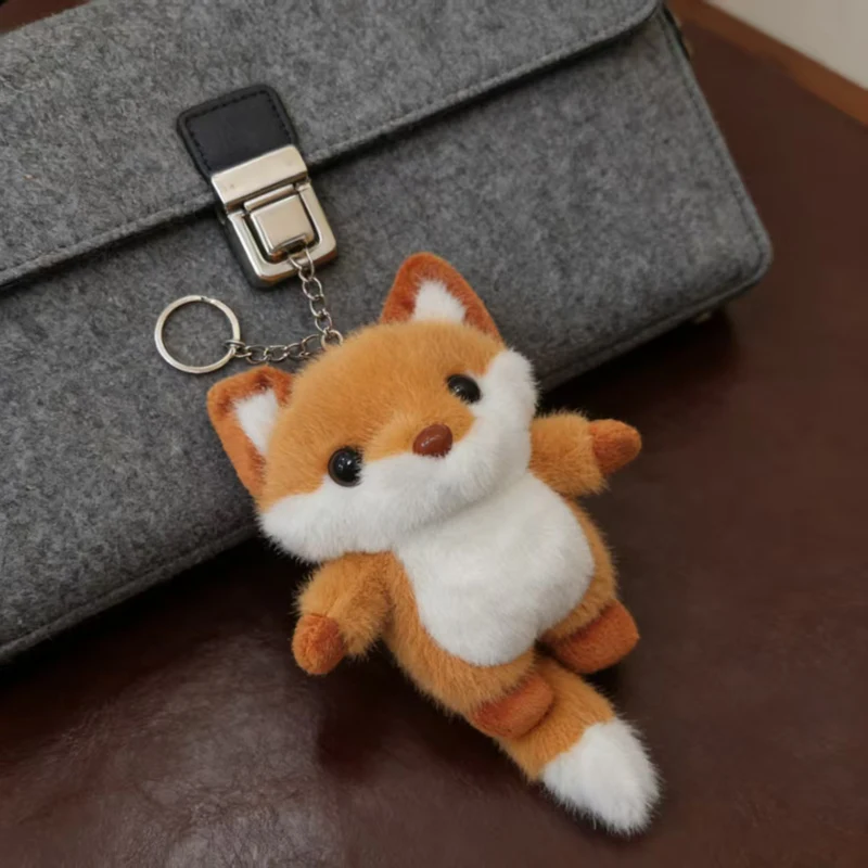 Llavero de peluche de zorro para mochila – regalo infantil - imagen 5