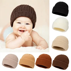 Gorro de punto acrílico suave unisex para niños – Ideal invierno