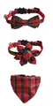 3pcs red black