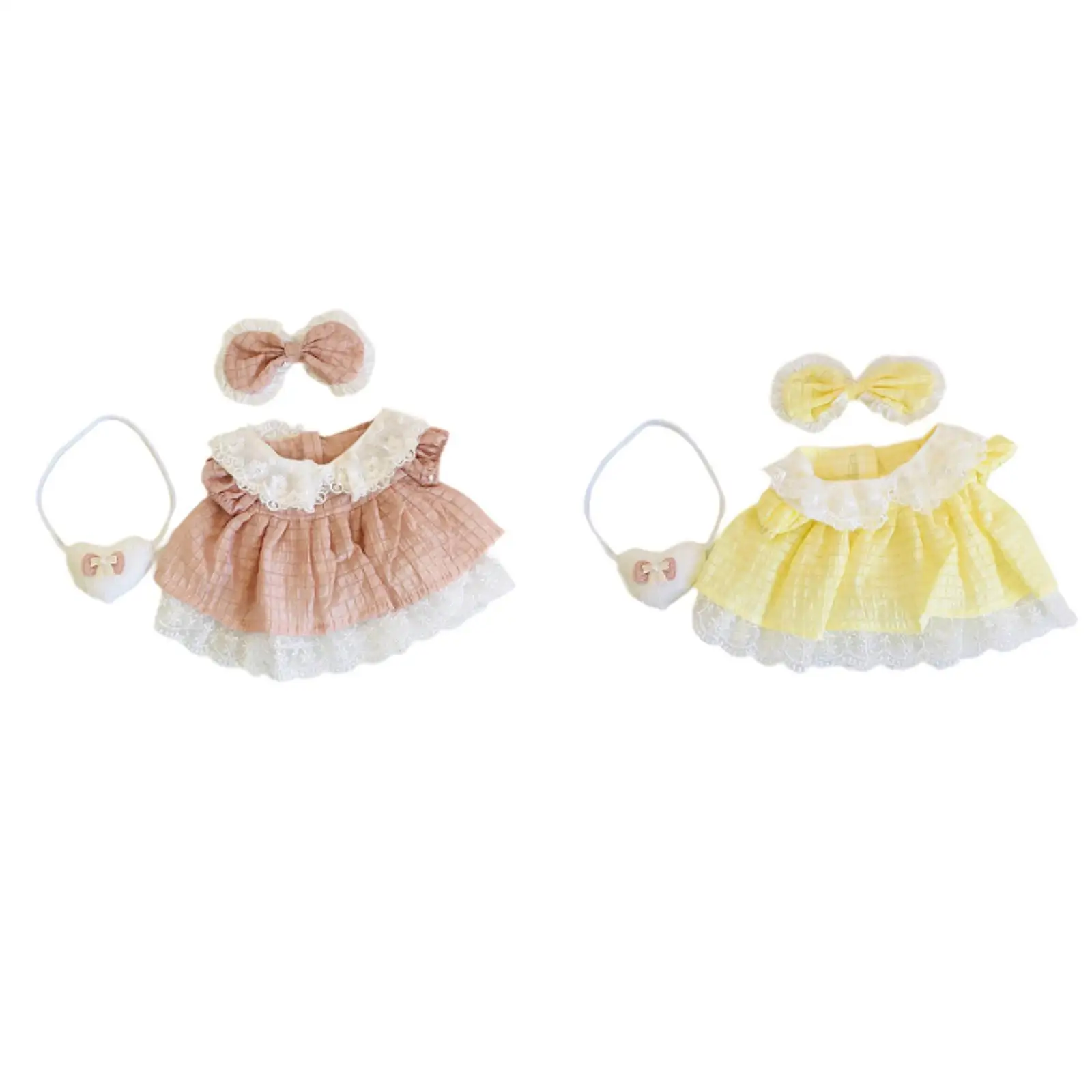 Dolls Dress Suit Handmade Clothing Princess Dress Clothes Miniature Clothes for 14.96'' Doll Dolls Dress Suit Handmade Clothing Princess Dress Clothes Miniature Clothes for 14.96'' Doll