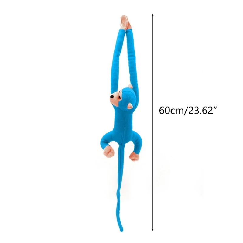 Juguete de peluche de mono de brazo largo para niña, adorno colgante de oficina, recuerdo de fiesta - imagen 5