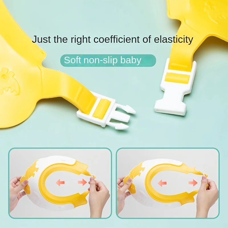 Gorro de champú impermeable de goma suave para bebé, artefacto de champú para niños, gorro de champú para bebé, protector de oídos impermeable - imagen 5