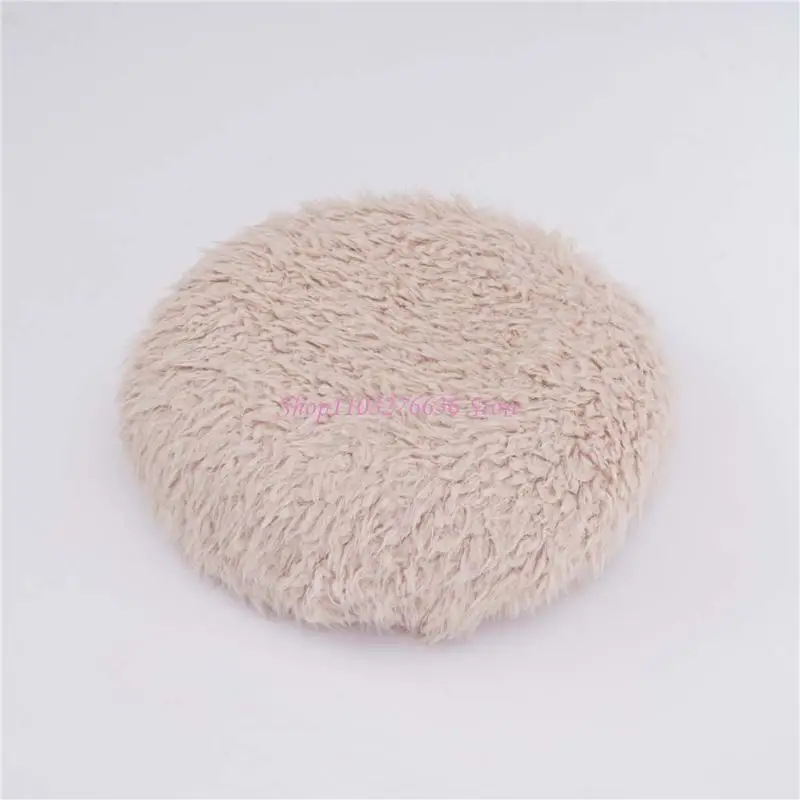 R6FD Fotografía recién nacida Propiedades fondo Baby Soft Faux Fur Manta infantil niños Fotografia Accesorio fondo