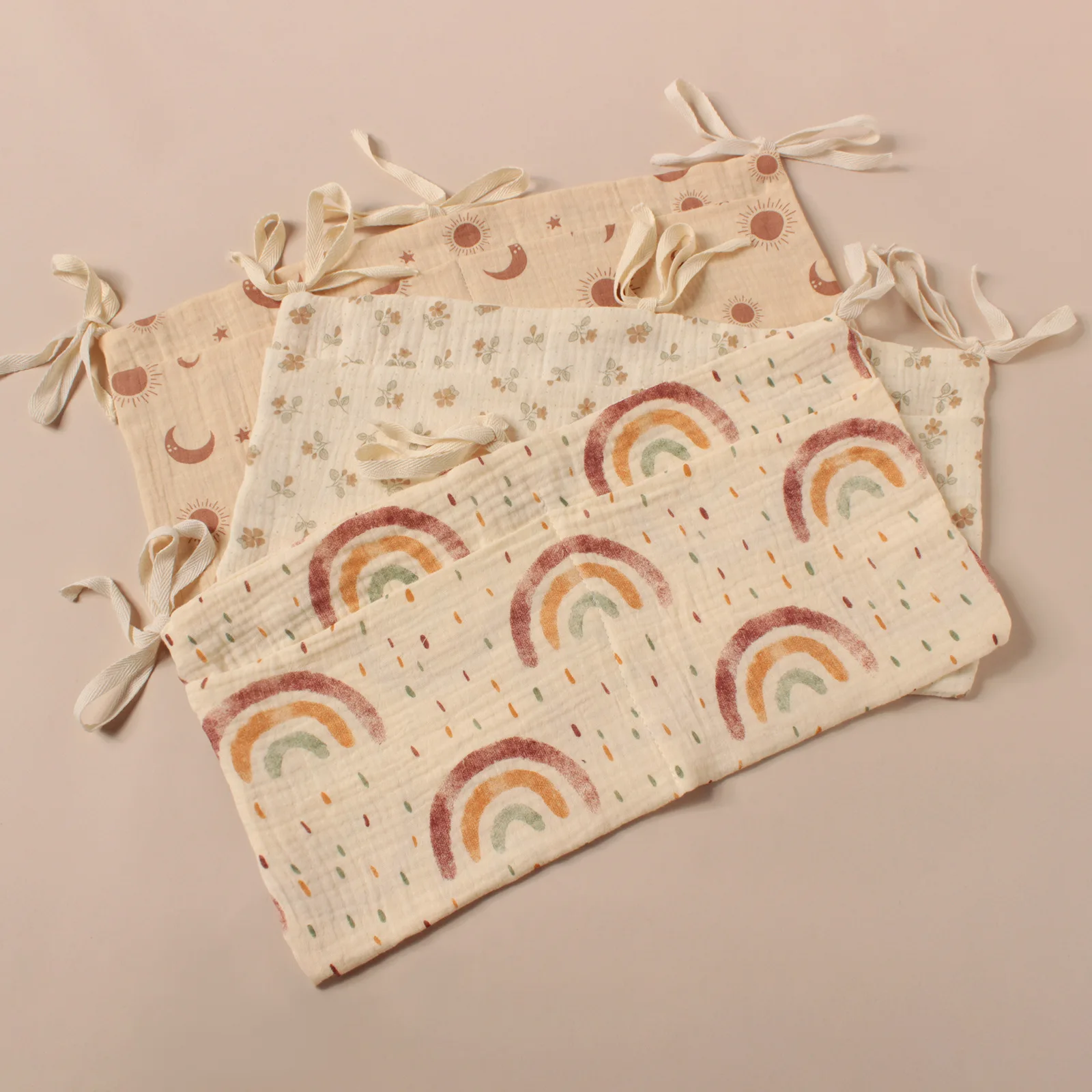 Nueva bolsa de pañales para la cabecera de bebés, bolsa de almacenamiento de pañales desechable para bebés, bolso para bebés, niños y niñas, bolsa colgante con carrito para botellas - imagen 5