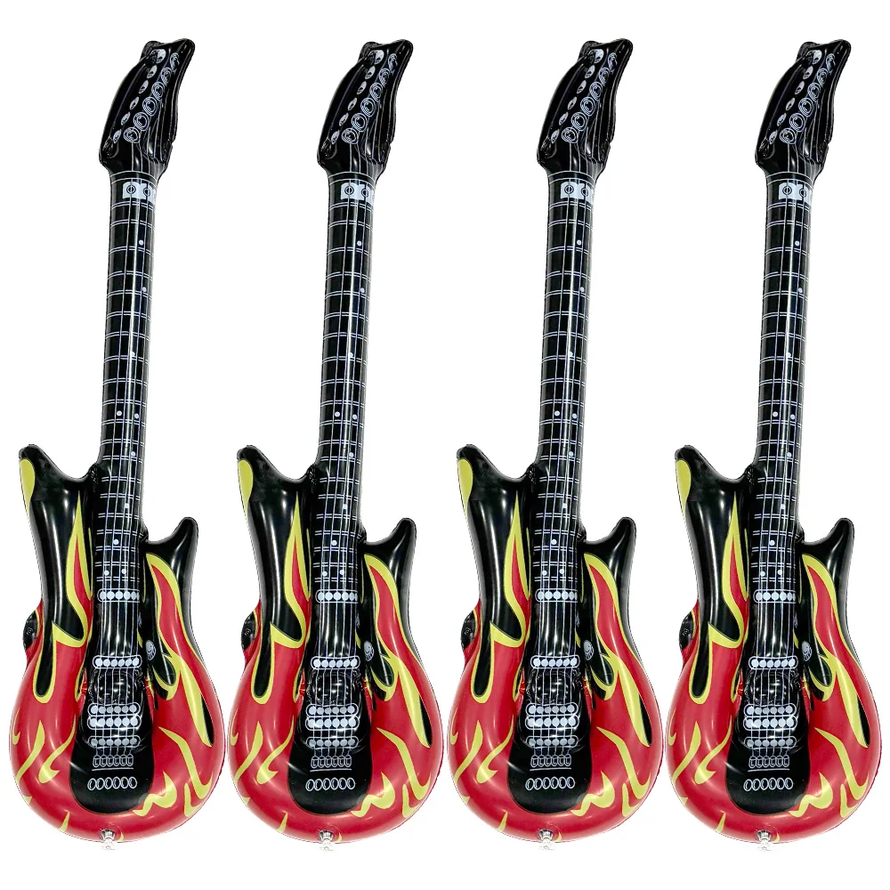 Guitarra inflable de llama reutilizable – Decoración fiesta infantil - imagen 4