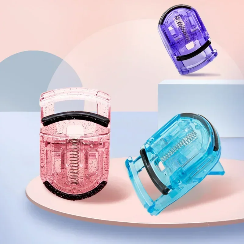 Herramientas Mini rizador de maquillaje cosmético de belleza de pestañas profesional Multicolor plegable pestañas postizas Clip rizado de pestañas auxiliar - imagen 3