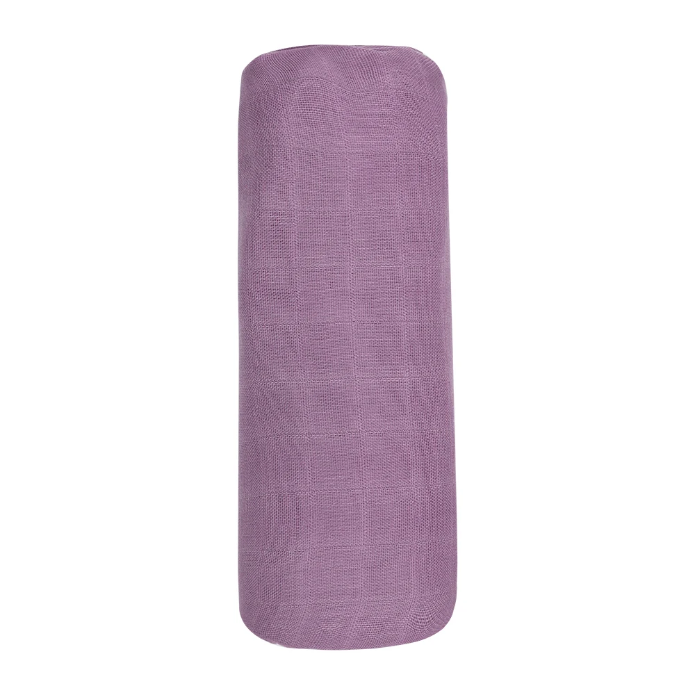 Manta envolvente de muselina para bebé, 120x110cm, 2 capas, agradable para la piel, bonito estampado, toalla para bebé, manta de algodón de bambú - imagen 4