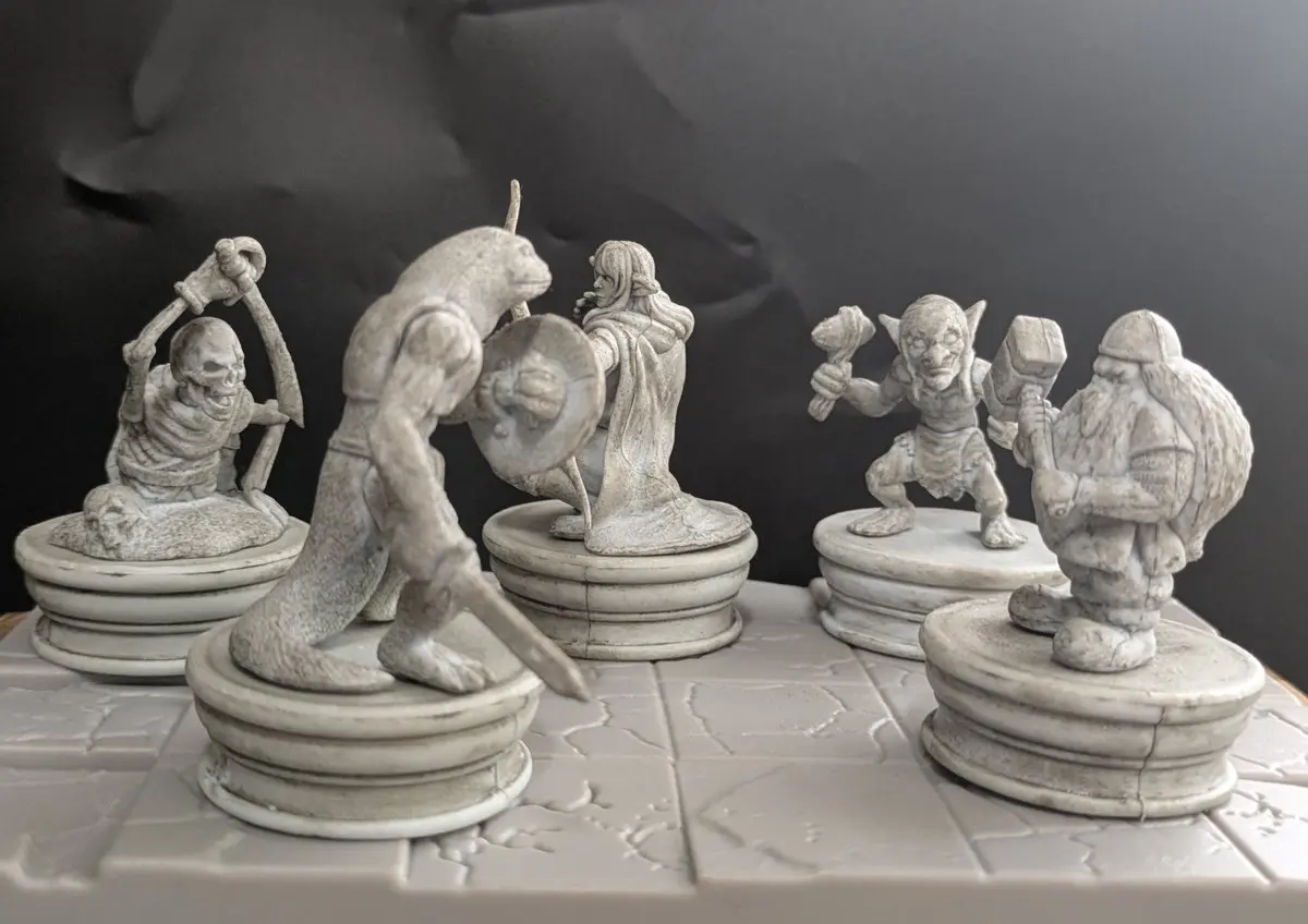 Yell Mundo Fantasía – Figuras coleccionables goblin enano elfo - imagen 5