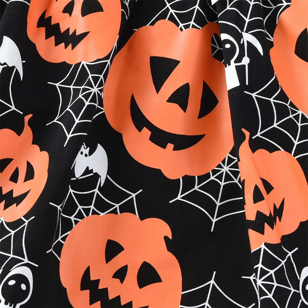 Disfraz infantil de Halloween para niña – Telaraña y calabaza - imagen 3