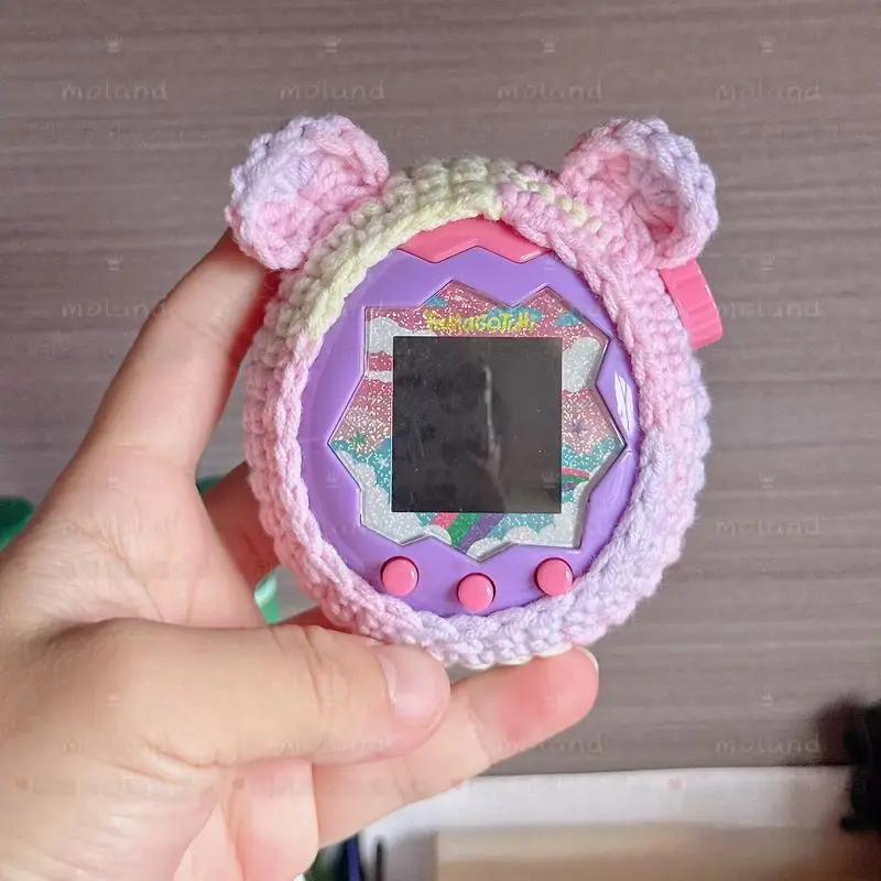 Linda cubierta protectora Tamagotchi Paradise, cubierta de melocotón de oso cereza, accesorios para elíso, decoración de concha protectora, juguetes, regalos para niñas