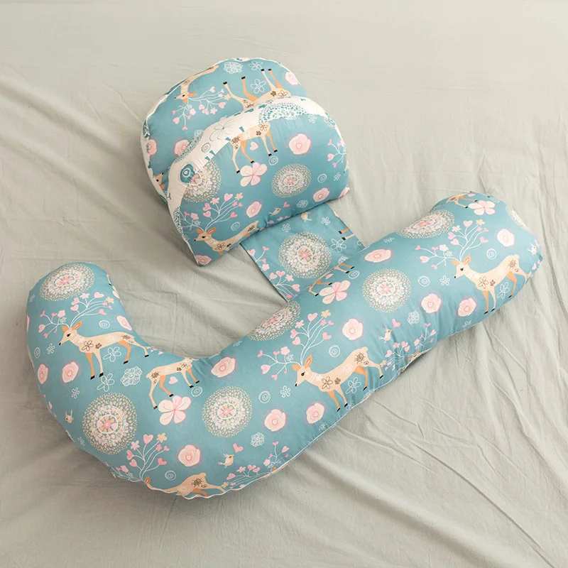 Cómoda almohada de lactancia para mujeres embarazadas, almohada de alimentación infantil desmontable, directa del fabricante - imagen 4