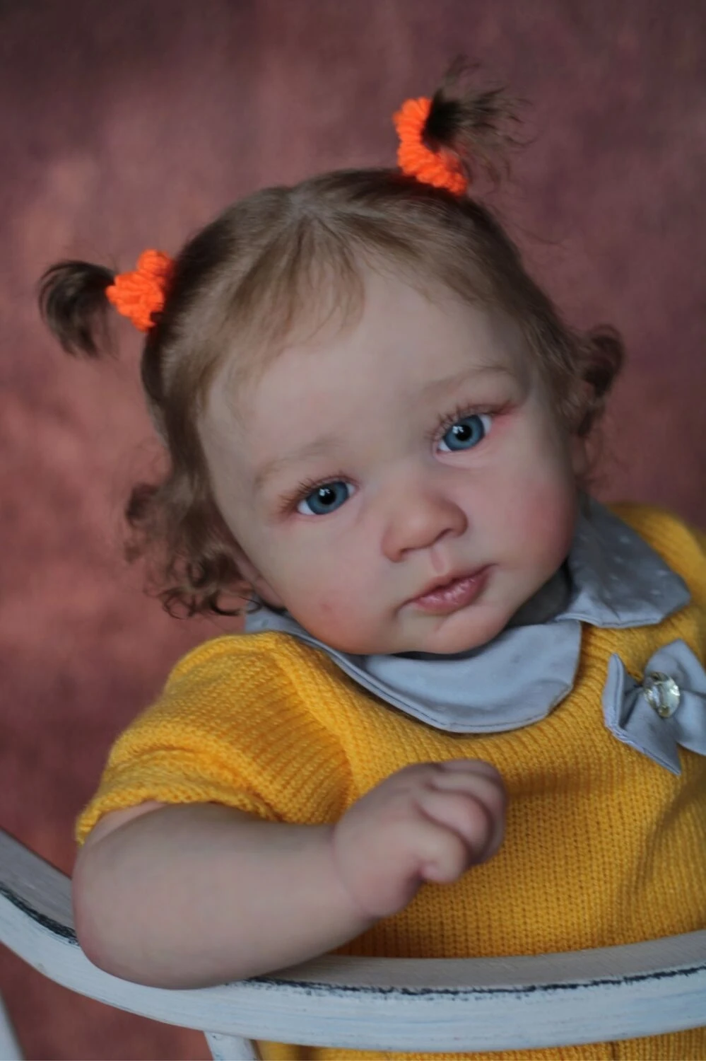 NPK-piezas de muñeca sin pintar, 21 pulgadas, Reborn Baby Piper de ANDREA ARCELLO, Color fresco, tacto suave, realista con COA - imagen 4