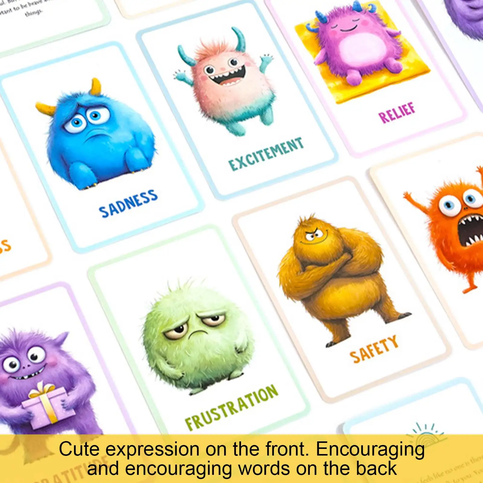 Tarjetas de emoción para niños pequeños, tarjetas de sentimientos de imágenes realistas, Flashcard de aprendizaje educativo compacto para niños y niñas - imagen 5