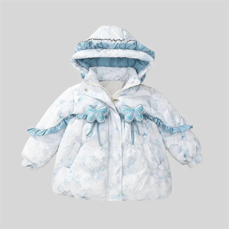 Plumífero impermeable acolchado con capucha para niño