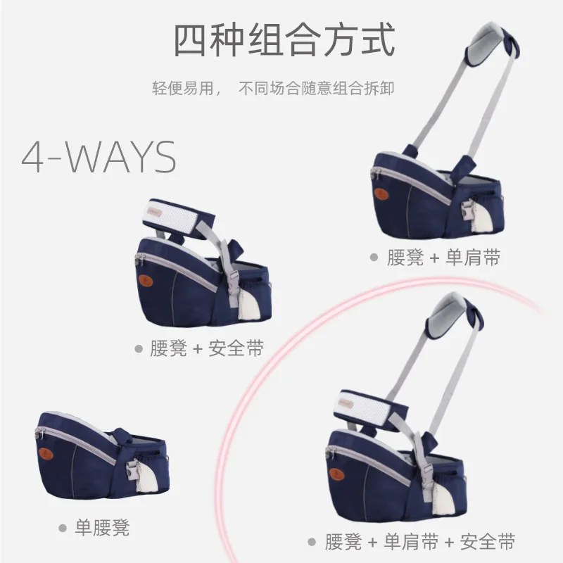 Taburete multifuncional de cintura para bebé – Transpirable y ergonómico - imagen 2