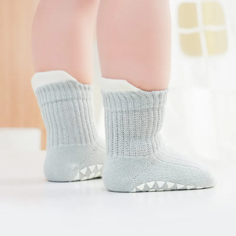 Lawadka, 3 par/lote, calcetines de bebé para niñas, niños, primavera, recién nacidos, niñas, niños pequeños, calcetines cortos antideslizantes para niños de 0 a 5 años - imagen 3