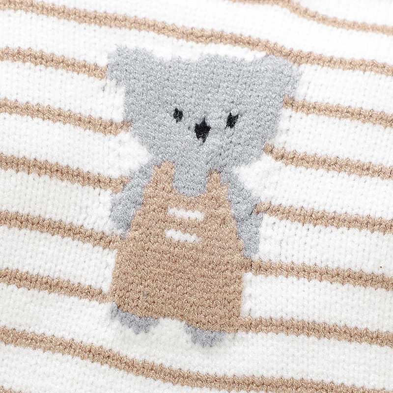 Peleles para bebé recién nacido, monos informales de punto de manga larga para niño y niña, trajes de una pieza, monos para niño pequeño, ropa - imagen 4