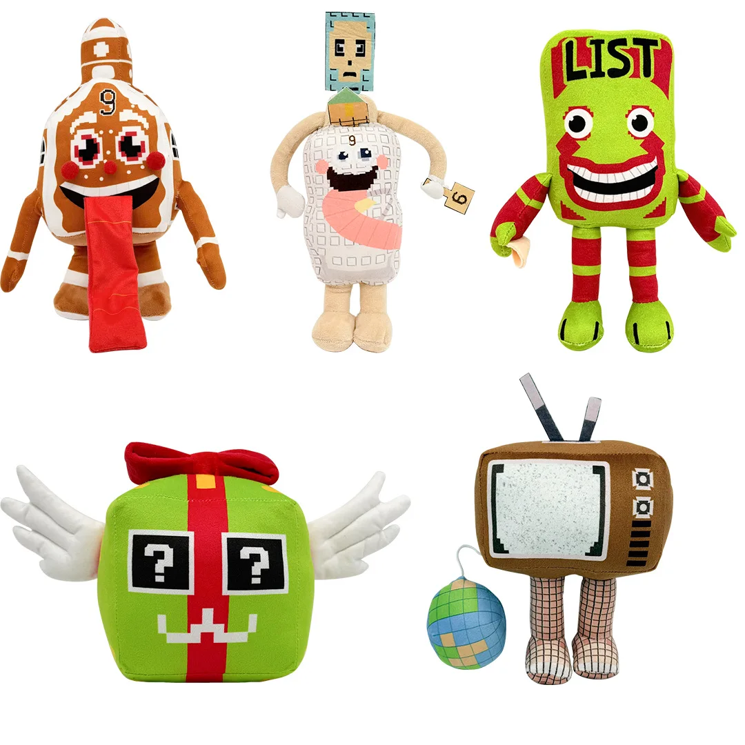 Peluches Brainrot: Gingerbread Man, TV Man y personajes de anime - imagen 4