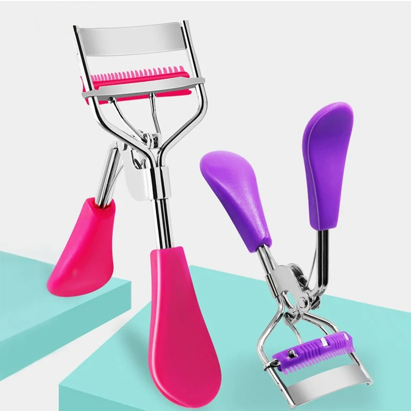 Lady Eye Lashes 1 Uds. Para mujeres herramientas de maquillaje de belleza cosméticos rizador con peine Clip herramienta para pestañas rizador de pestañas maquillaje