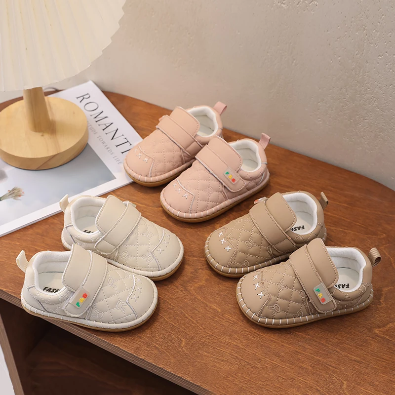 Zapatos para niños, zapatos informales para bebés y niños, zapatillas de deporte con dibujos de conejos para niños, zapatos antideslizantes de suela suave y cómodos para bebés de 0 a 3 años - imagen 2