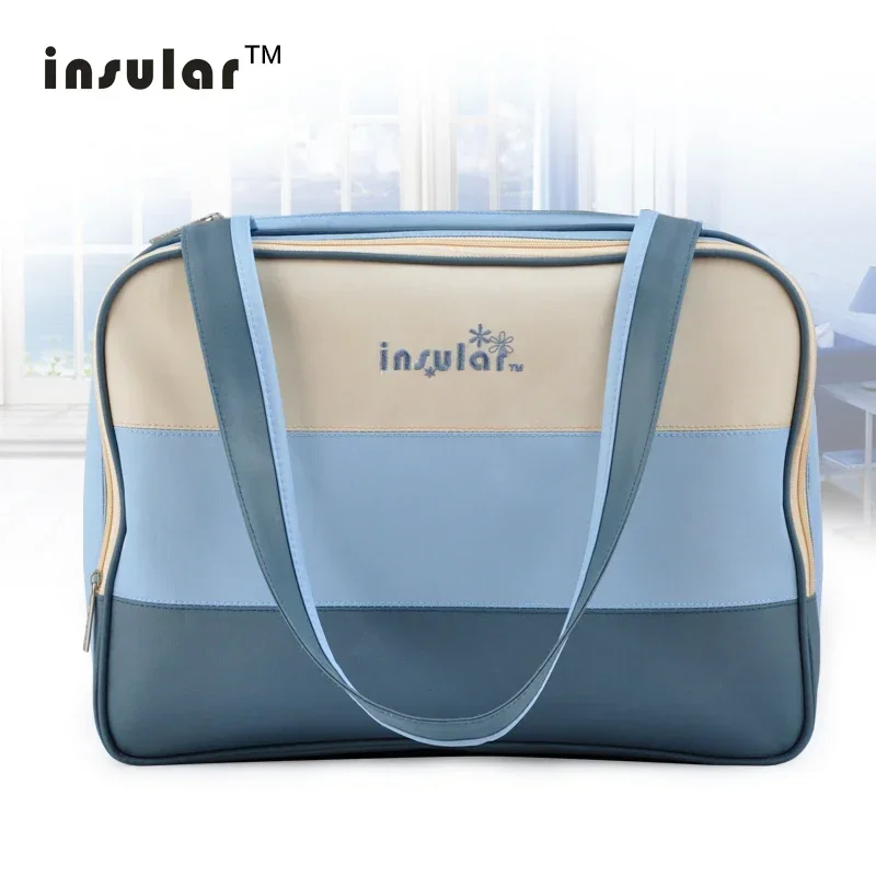 Bolsa pañalera de lona resistente gran capacidad de almacenaje - imagen 4