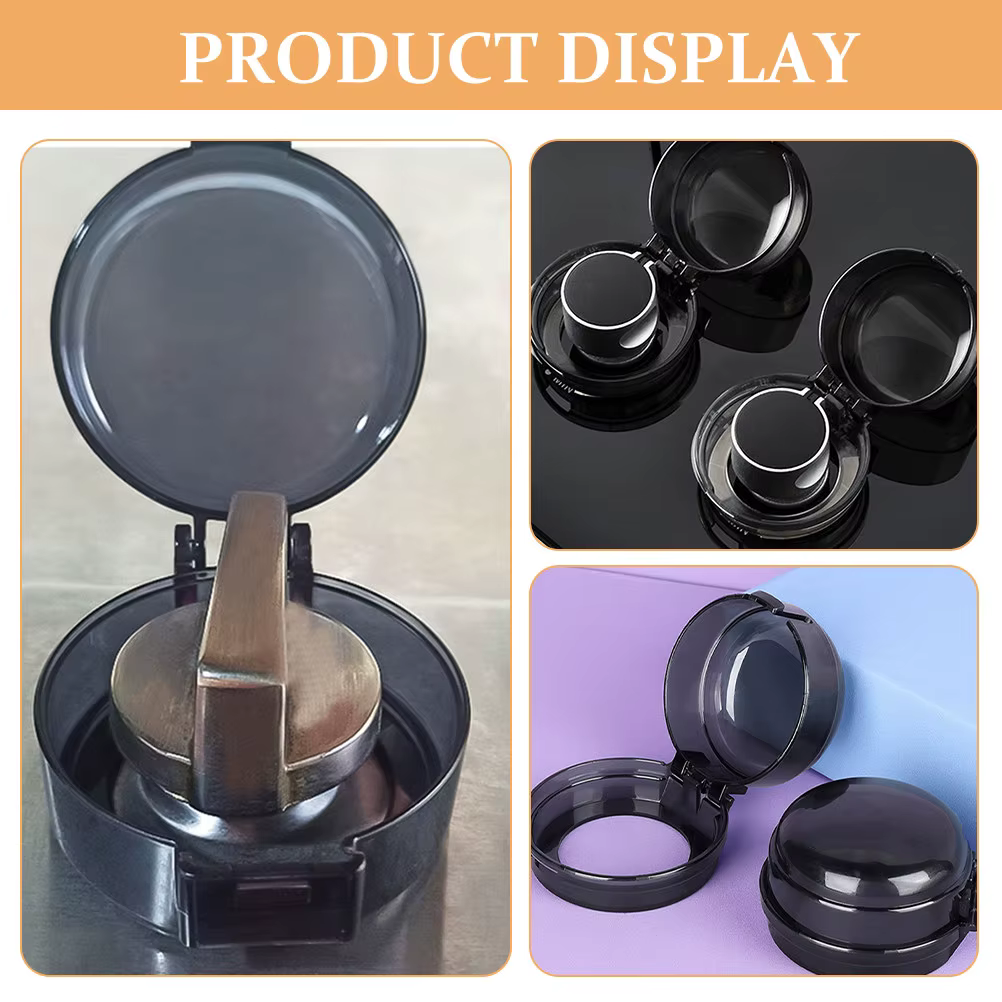 Protectores transparentes para perillas de cocina a prueba de bebés