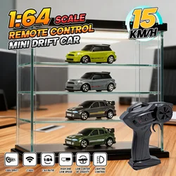 Coche teledirigido 4WD escala 1/64 – Vehículo aleación deriva RC