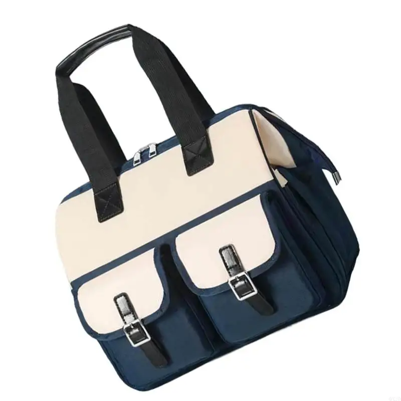 QX2D Baby Diaper Bag Casting Case para madres y papás organización fácil y acceso rápido a los recién nacidos esenciales - imagen 5