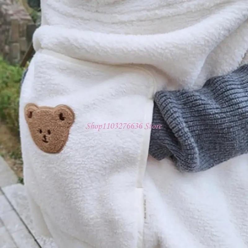 Cochecito bebé protector R6FD, Poncho a prueba viento, envoltura cómoda y segura para portabebés - imagen 5