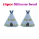 10pcs Pastel blue