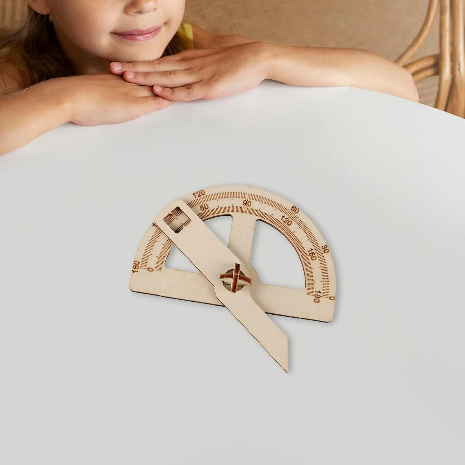 Wood Angle Ruler DIY Kits Developing Intelligent Physics Experiment Math Learning for Homeschooling Teaching Tool Kids Children