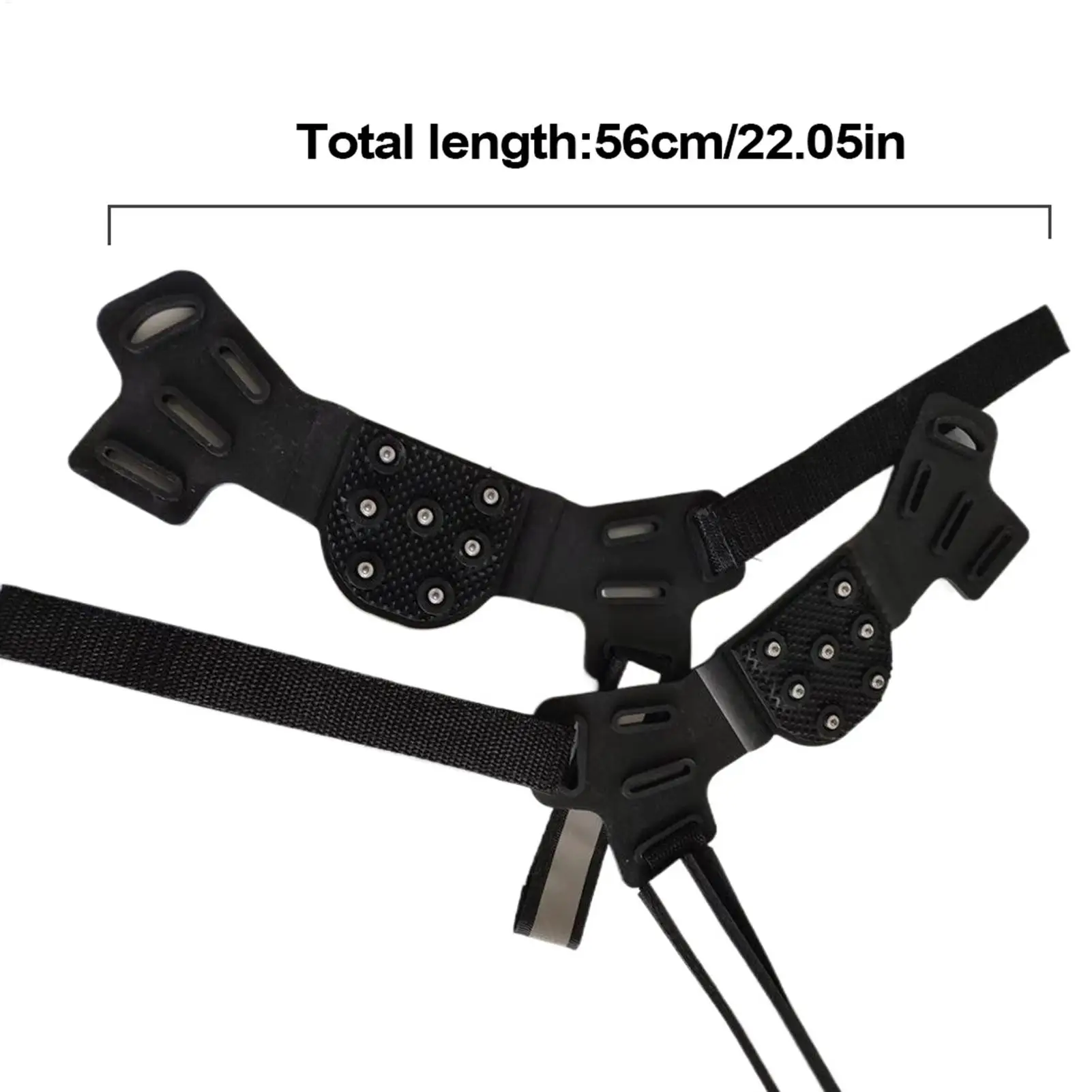 Crampones de hielo antideslizantes ajustables para zapatos con picos - imagen 5