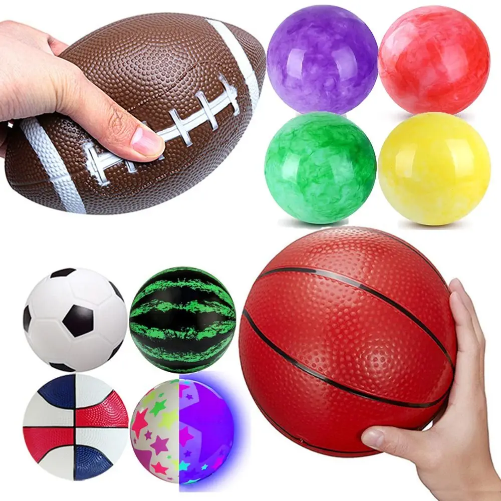 Fútbol inflable de PVC de 15/16/22cm, Mini pelota de playa inflable pequeña y gruesa, 10 estilos, juegos Unisex para padres, baloncesto - imagen 3