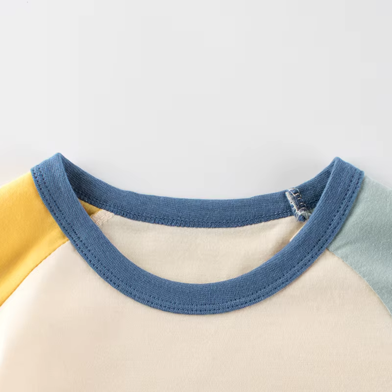 Camiseta manga corta para niños estilo coreano con dibujos animados