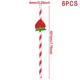 6pcs straw
