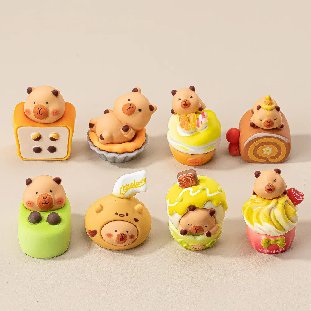 Figuras mini de capibara para decoración y regalo fanáticos - imagen 3