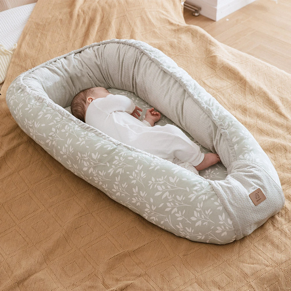 Nidos para bebé recién nacido, cuna portátil de 65x100Cm 0 a 36 meses, Moisés niños y niñas, parachoques cálido invierno en - imagen 2