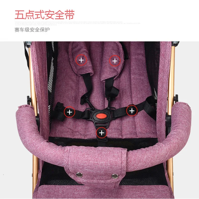 Cochecito de paraguas plegable ligero EG289, cochecito de bebé portátil, andador de bebé apto para viajes, cochecito de bebé compacto - imagen 4