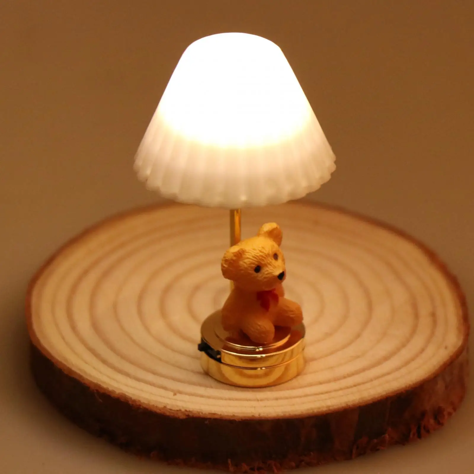 1:12 Scale Dollhouse Table Lamp Life Scene Micro Landscape Simulation Model Pretend Play for Bedroom Dining Room Kitchen Decor